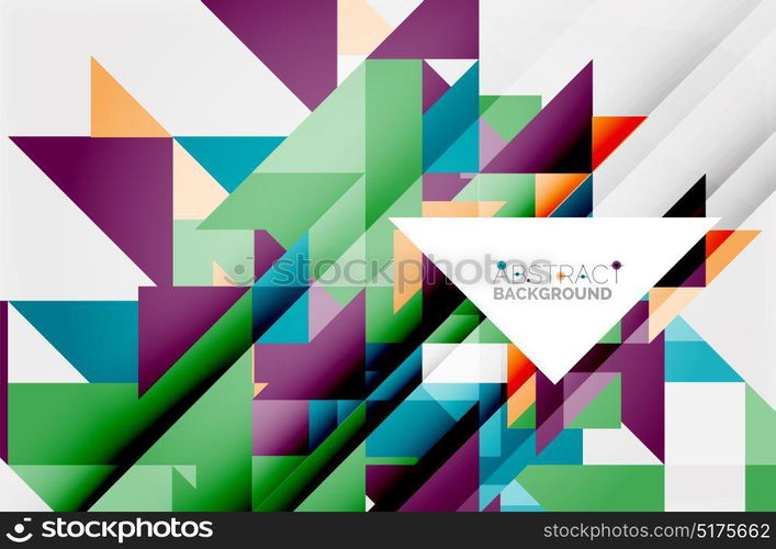 Triangle pattern design background. Triangle pattern design background. Vector business or technology presentation template, brochure or flyer pattern, or geometric web banner