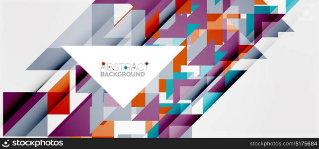Triangle pattern design background. Triangle pattern design background. Vector business or technology presentation template, brochure or flyer pattern, or geometric web banner