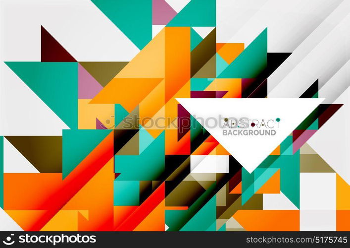 Triangle pattern design background. Triangle pattern design background. Vector business or technology presentation template, brochure or flyer pattern, or geometric web banner