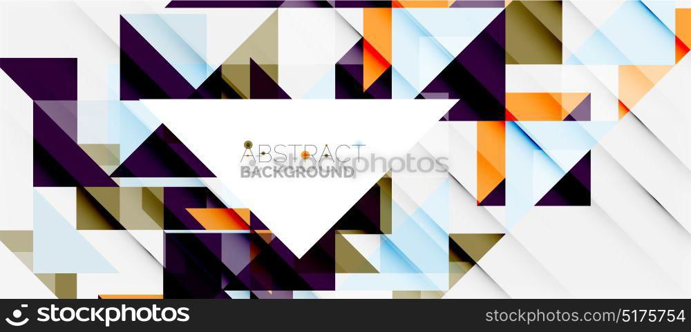 Triangle pattern design background. Triangle pattern design background. Vector business or technology presentation template, brochure or flyer pattern, or geometric web banner