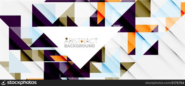 Triangle pattern design background. Triangle pattern design background. Vector business or technology presentation template, brochure or flyer pattern, or geometric web banner