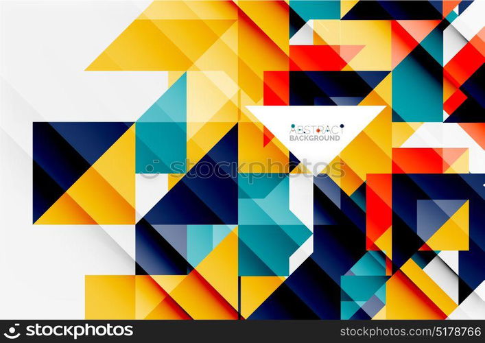 Triangle pattern design background. Triangle pattern design background. Vector business or technology presentation template, brochure or flyer pattern, or geometric web banner