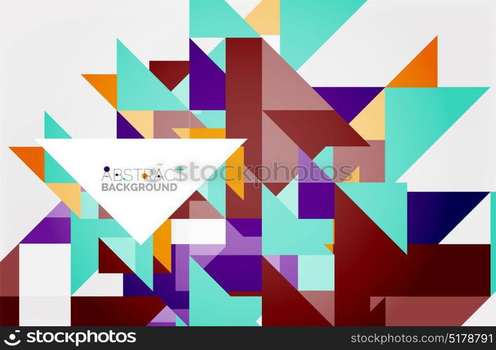 Triangle pattern design background. Triangle pattern design background. Vector business or technology presentation template, brochure or flyer pattern, or geometric web banner