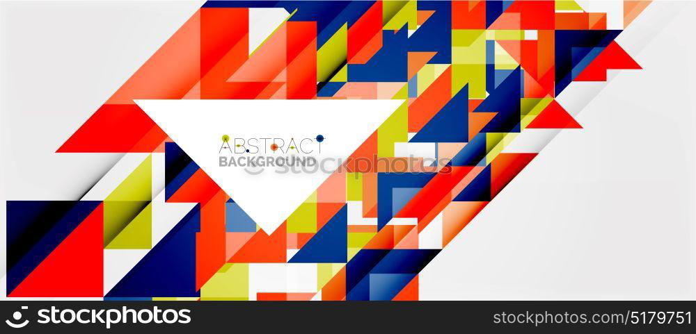 Triangle pattern design background. Triangle pattern design background. Vector business or technology presentation template, brochure or flyer pattern, or geometric web banner