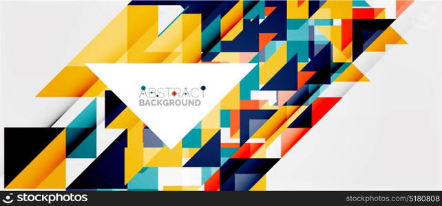 Triangle pattern design background. Triangle pattern design background. Vector business or technology presentation template, brochure or flyer pattern, or geometric web banner