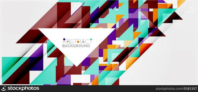 Triangle pattern design background. Triangle pattern design background. Vector business or technology presentation template, brochure or flyer pattern, or geometric web banner