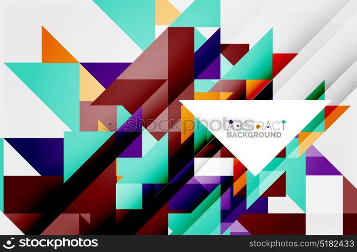 Triangle pattern design background. Triangle pattern design background. Vector business or technology presentation template, brochure or flyer pattern, or geometric web banner