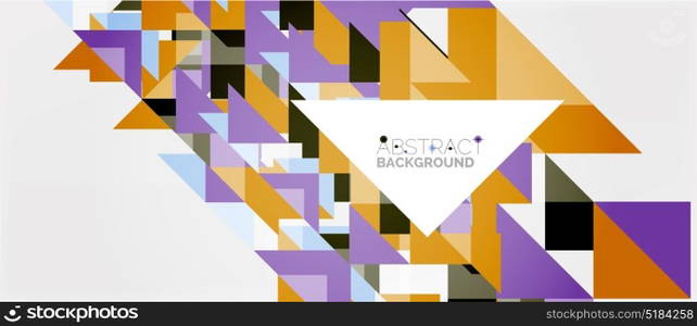 Triangle pattern design background. Triangle pattern design background. Vector business or technology presentation template, brochure or flyer pattern, or geometric web banner