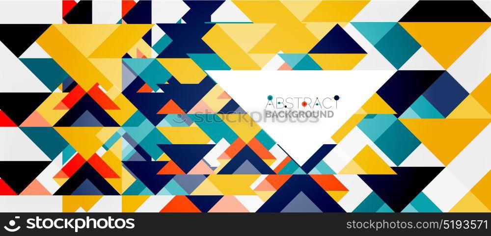 Triangle pattern design background. Triangle pattern design background. Vector business or technology presentation template, brochure or flyer pattern, or geometric web banner