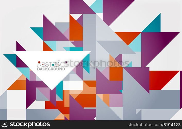 Triangle pattern design background. Triangle pattern design background. Vector business or technology presentation template, brochure or flyer pattern, or geometric web banner