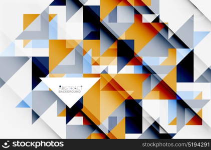 Triangle pattern design background. Triangle pattern design background. Vector business or technology presentation template, brochure or flyer pattern, or geometric web banner