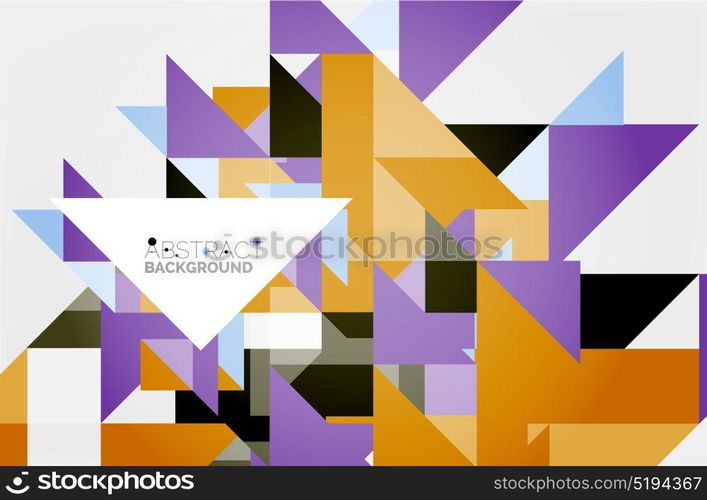 Triangle pattern design background. Triangle pattern design background. Vector business or technology presentation template, brochure or flyer pattern, or geometric web banner