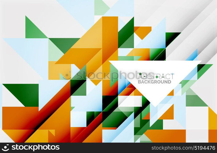 Triangle pattern design background. Triangle pattern design background. Vector business or technology presentation template, brochure or flyer pattern, or geometric web banner
