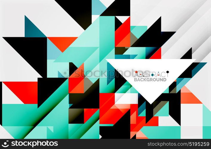 Triangle pattern design background. Triangle pattern design background. Vector business or technology presentation template, brochure or flyer pattern, or geometric web banner