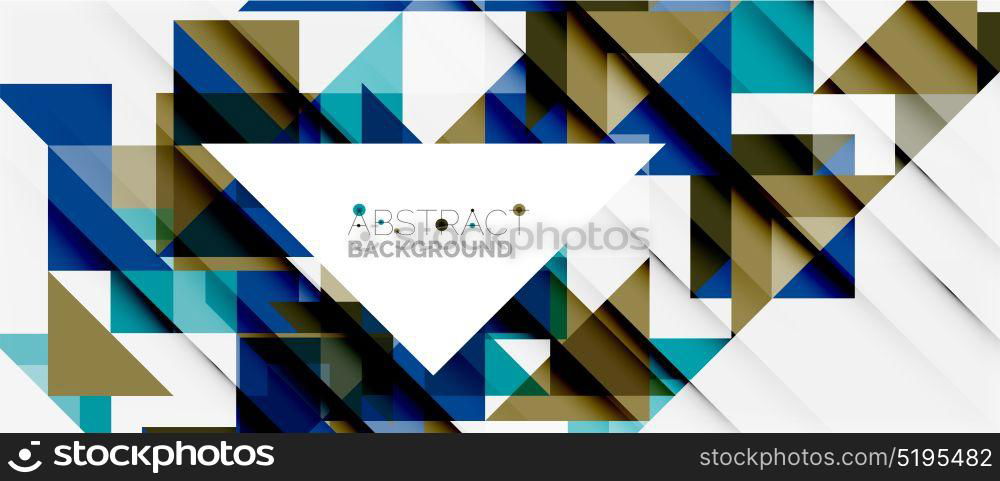 Triangle pattern design background. Triangle pattern design background. Vector business or technology presentation template, brochure or flyer pattern, or geometric web banner