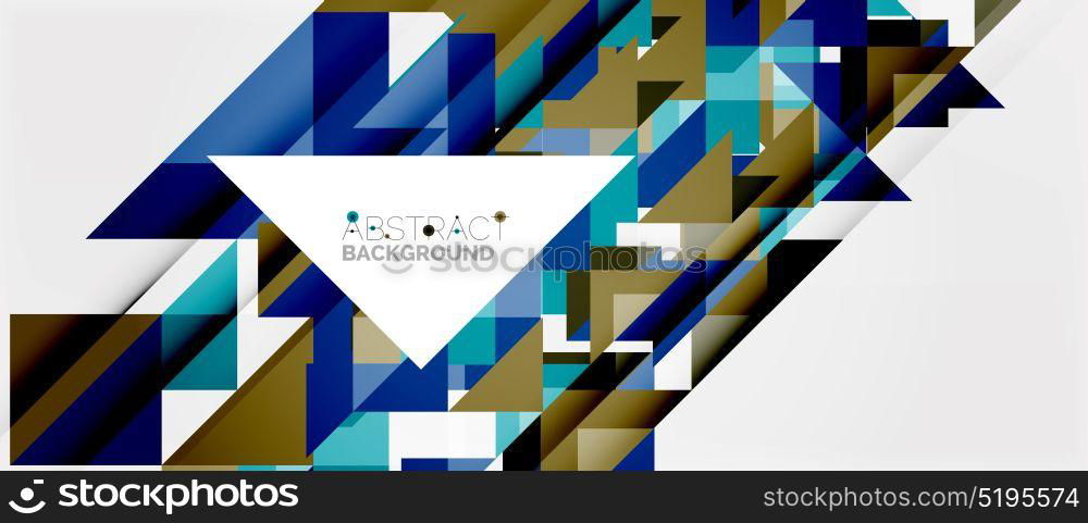 Triangle pattern design background. Triangle pattern design background. Vector business or technology presentation template, brochure or flyer pattern, or geometric web banner