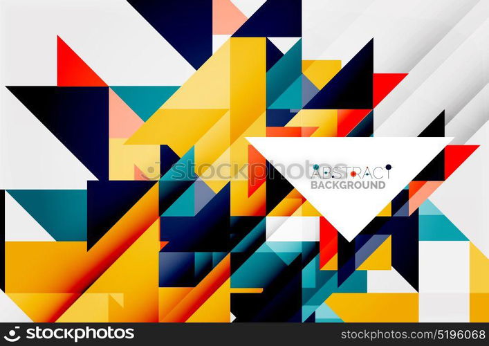 Triangle pattern design background. Triangle pattern design background. Vector business or technology presentation template, brochure or flyer pattern, or geometric web banner