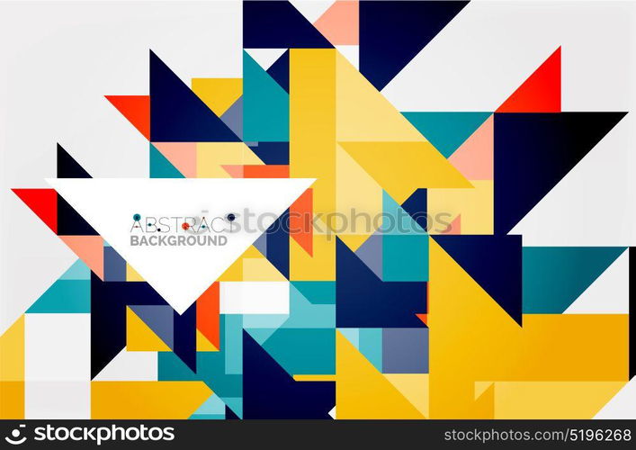 Triangle pattern design background. Triangle pattern design background. Vector business or technology presentation template, brochure or flyer pattern, or geometric web banner