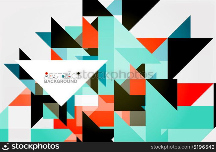 Triangle pattern design background. Triangle pattern design background. Vector business or technology presentation template, brochure or flyer pattern, or geometric web banner