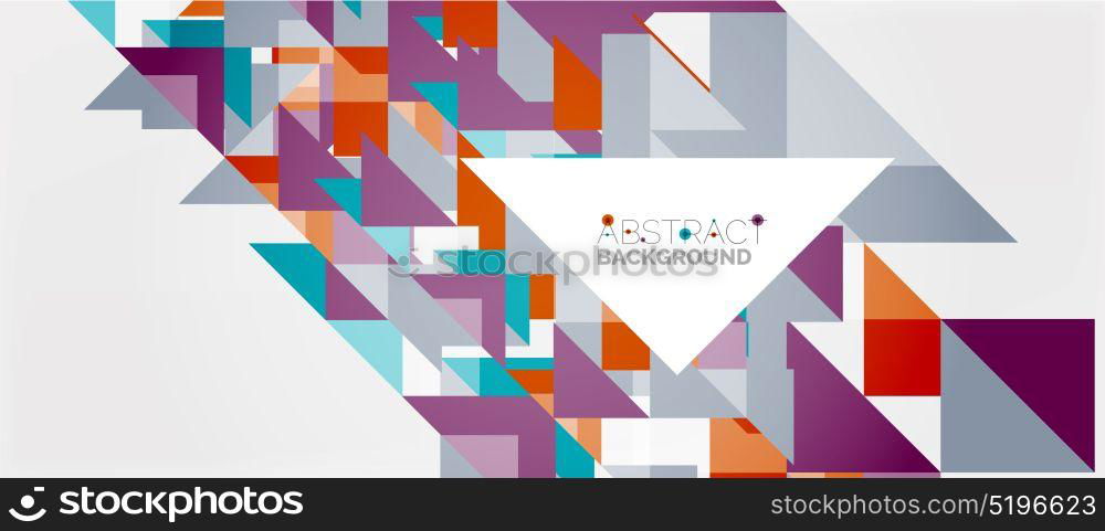 Triangle pattern design background. Triangle pattern design background. Vector business or technology presentation template, brochure or flyer pattern, or geometric web banner