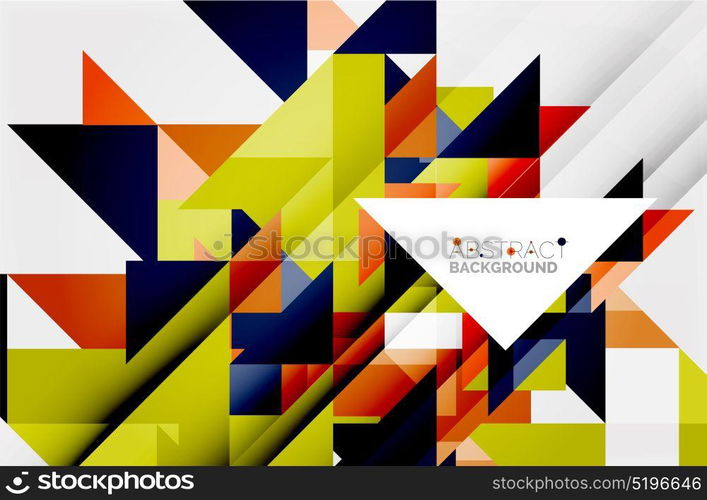 Triangle pattern design background. Triangle pattern design background. Vector business or technology presentation template, brochure or flyer pattern, or geometric web banner