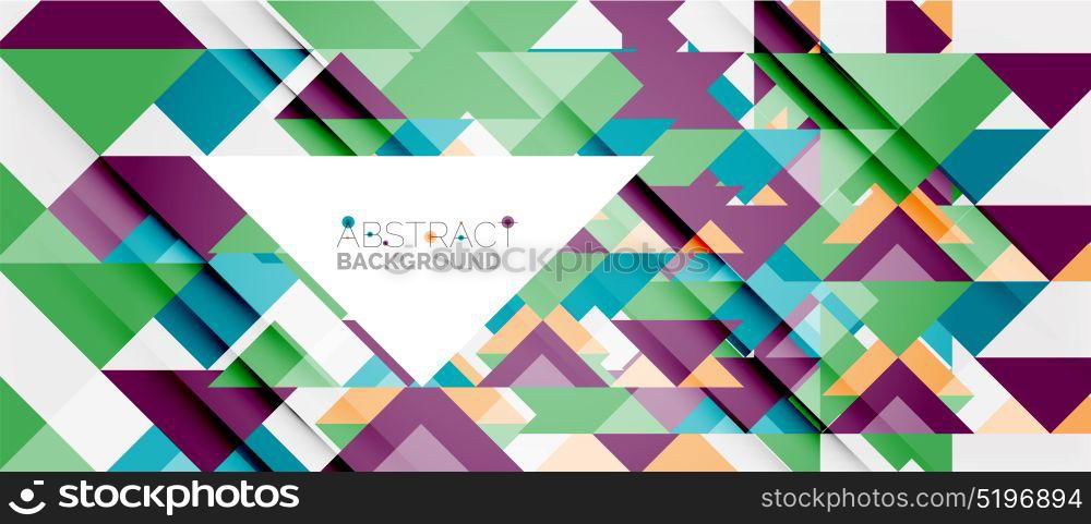 Triangle pattern design background. Triangle pattern design background. Vector business or technology presentation template, brochure or flyer pattern, or geometric web banner