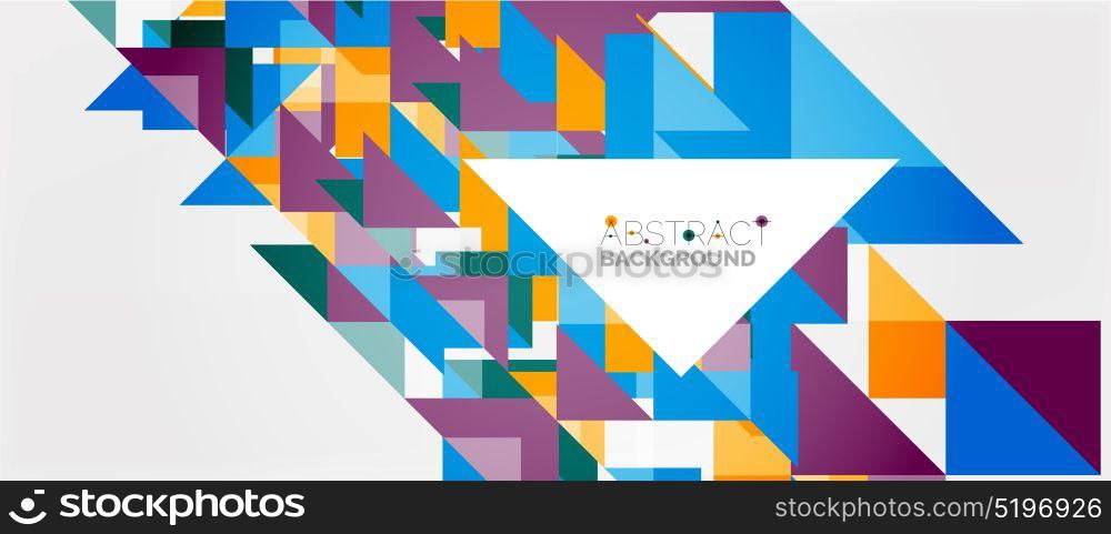 Triangle pattern design background. Triangle pattern design background. Vector business or technology presentation template, brochure or flyer pattern, or geometric web banner