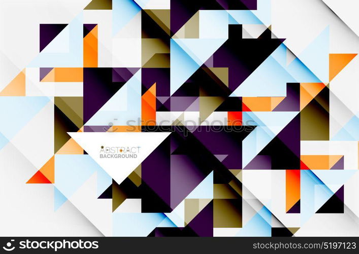 Triangle pattern design background. Triangle pattern design background. Vector business or technology presentation template, brochure or flyer pattern, or geometric web banner