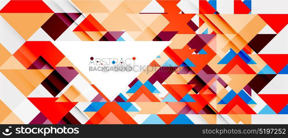 Triangle pattern design background. Triangle pattern design background. Vector business or technology presentation template, brochure or flyer pattern, or geometric web banner