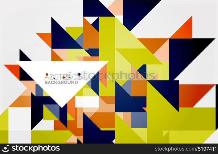 Triangle pattern design background. Triangle pattern design background. Vector business or technology presentation template, brochure or flyer pattern, or geometric web banner