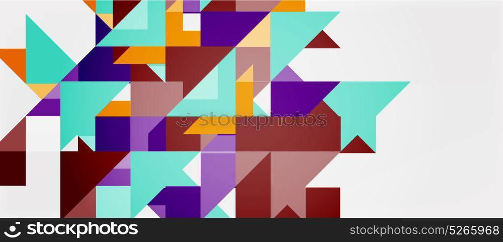 Triangle pattern design background. Triangle pattern design background. Vector business or technology presentation template, brochure or flyer pattern, or geometric web banner