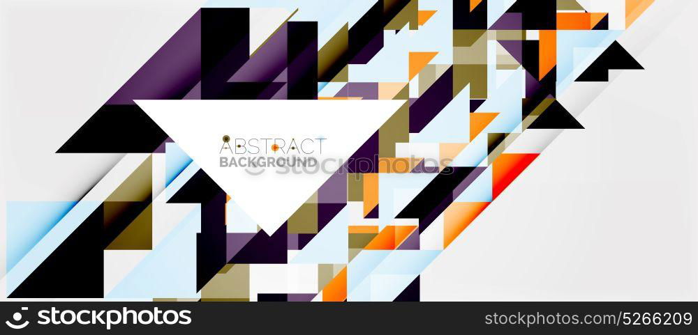 Triangle pattern design background. Triangle pattern design background. Vector business or technology presentation template, brochure or flyer pattern, or geometric web banner