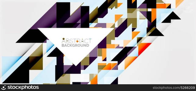 Triangle pattern design background. Triangle pattern design background. Vector business or technology presentation template, brochure or flyer pattern, or geometric web banner