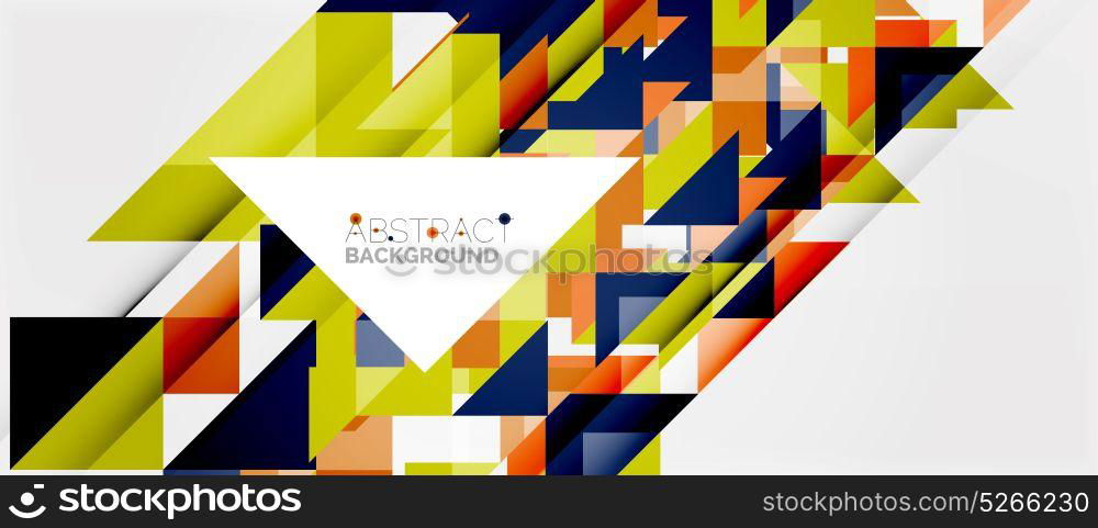 Triangle pattern design background. Triangle pattern design background. Vector business or technology presentation template, brochure or flyer pattern, or geometric web banner