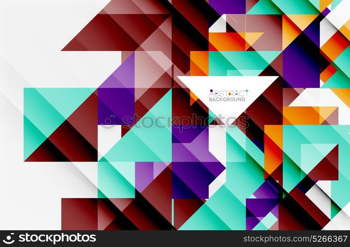 Triangle pattern design background. Triangle pattern design background. Vector business or technology presentation template, brochure or flyer pattern, or geometric web banner