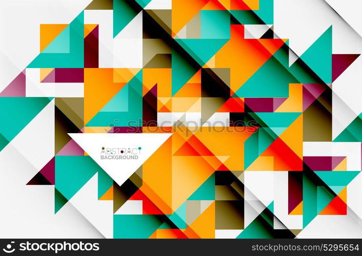Triangle pattern design background. Triangle pattern design background. Vector business or technology presentation template, brochure or flyer pattern, or geometric web banner