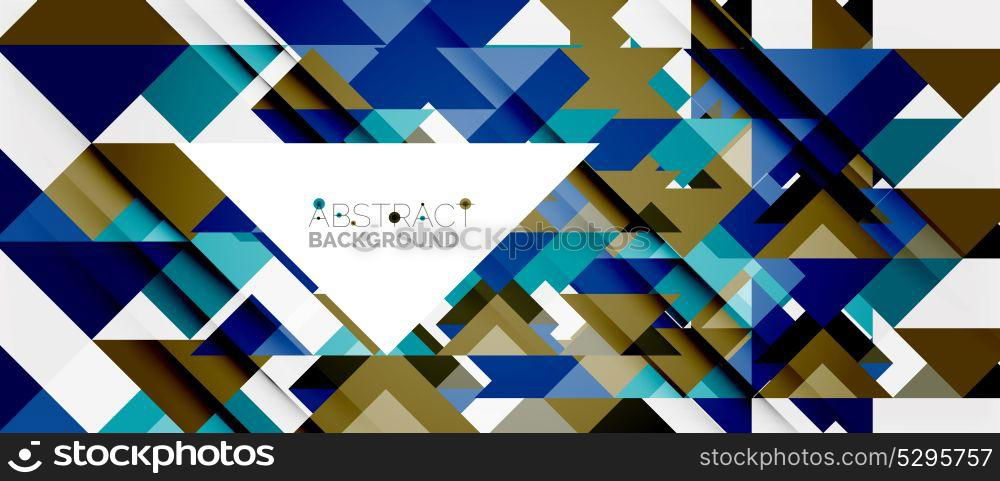 Triangle pattern design background. Triangle pattern design background. Vector business or technology presentation template, brochure or flyer pattern, or geometric web banner