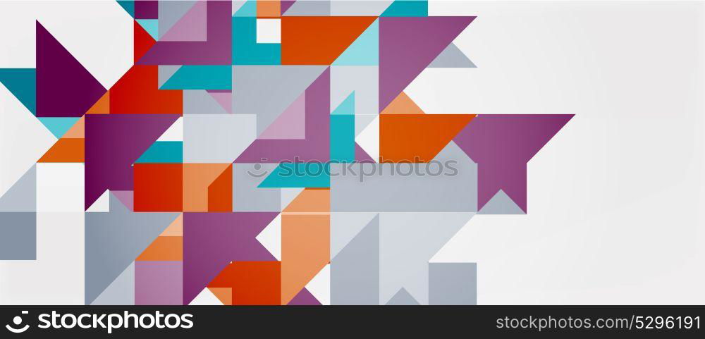 Triangle pattern design background. Triangle pattern design background. Vector business or technology presentation template, brochure or flyer pattern, or geometric web banner