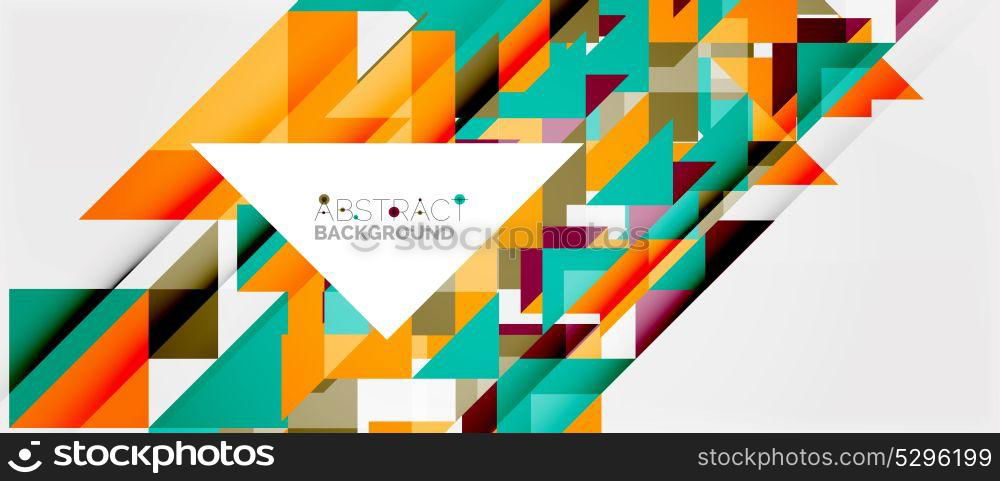 Triangle pattern design background. Triangle pattern design background. Vector business or technology presentation template, brochure or flyer pattern, or geometric web banner