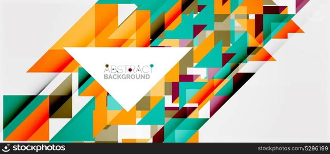 Triangle pattern design background. Triangle pattern design background. Vector business or technology presentation template, brochure or flyer pattern, or geometric web banner