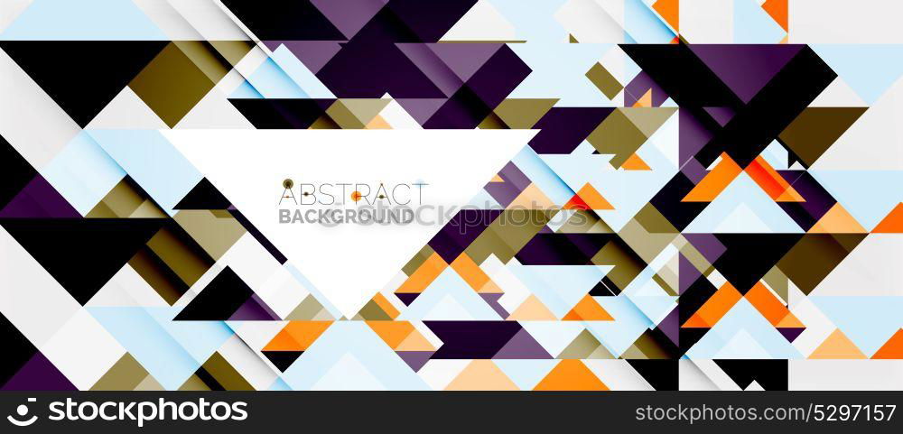 Triangle pattern design background. Triangle pattern design background. Vector business or technology presentation template, brochure or flyer pattern, or geometric web banner