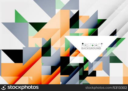 Triangle pattern design background. Triangle pattern design background. Vector business or technology presentation template, brochure or flyer pattern, or geometric web banner