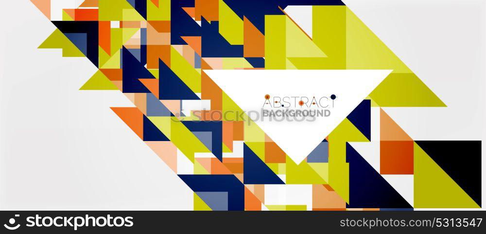 Triangle pattern design background. Triangle pattern design background. Vector business or technology presentation template, brochure or flyer pattern, or geometric web banner