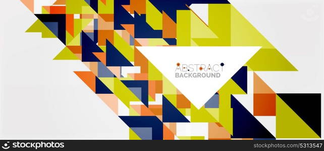 Triangle pattern design background. Triangle pattern design background. Vector business or technology presentation template, brochure or flyer pattern, or geometric web banner