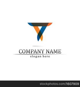 triangle pyramid logo design and vector symbol egyptian and logo business