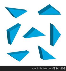 Triangle Retro Shape. Vector illustration. Stock image. EPS 10.. Triangle Retro Shape. Vector illustration. Stock image.