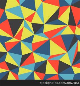 Triangle seamless pattern colorful