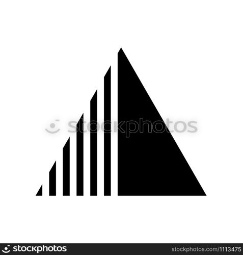 Triangle Stripe Element Icon Background