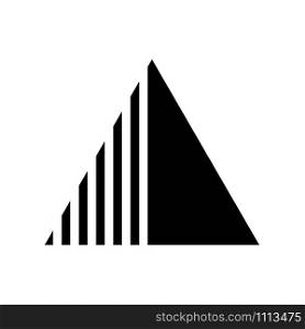 Triangle Stripe Element Icon Background