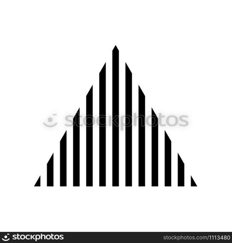 Triangle Stripe Element Icon Background